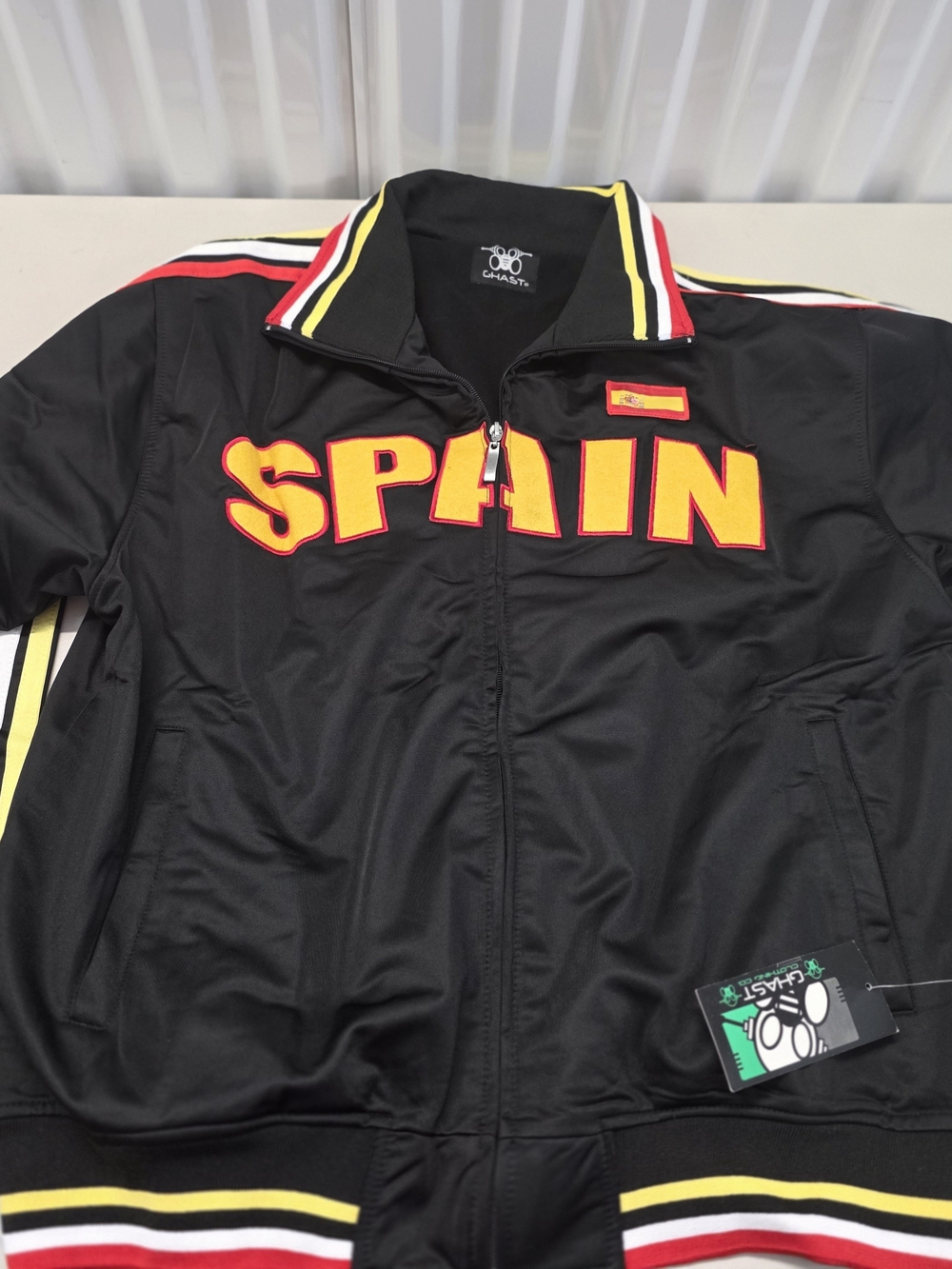 Spain Ghast Soccer Football Olympic Track Warm up Jacket Size- XXL NWT